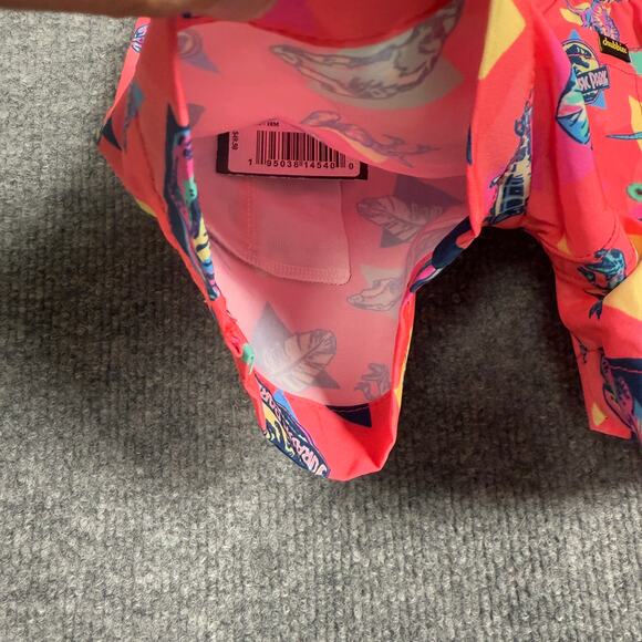 Chubbies Kids 12-18 The Raptor Trainers Swim Trunk Pink Jurassic Park Drawstring - Picture 6 of 10